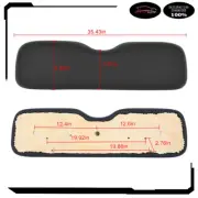 Black Golf Cart Front Back Cushion New For E-Z-GO TXT