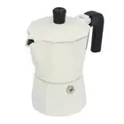 100ML Double-valve Mocha Espresso Pot Off-white
