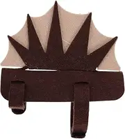 SUPVOX Adorable Lizard Costume Little Pet Clothes for Party Lizard Cosplay Prop Light Brown Product Name Chinese Accurate Precise Keywords Bearded Dragon Harness Party Pet Ornament