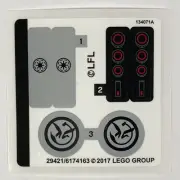 LEGO STICKER SHEET 75168 Star Wars Yoda's Jedi Starfighter Stickers Decals