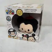 NEW Disney Tsum Tsum Mickey Mouse Plush Toy - Lights & Sounds - FREE SHIPPING