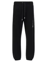 [Off-White] Off-White-Ink Arrow Cuffed Pantaloni Bianco/Nero-Uomo S