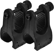 Ipetboom 2Pcs Cane Fixing Holder for Mobility Scooters and Wheelchairs Portable Cane Organizer Bracket Crutch Supports for and Convenient Use