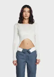 Hard To Explain Ribbed Top