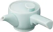 Hakusan Toki Teapot, for Right Hand, Blue-White Glaze, Approx. φ4.1 x 3.7 inches (10.5 x 9.5 cm), 13.5 fl oz (400 ml), Chawa Sawa Hasami Ware, Made in Japan