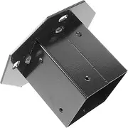 NUOBESTY Mailbox Post Protector Bracket Base for Deck Railing Fence Support for Wooden Mailbox and Outdoor Use Home Garden Farm