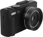 Digital Camera, Autofocus UHD 5K Vlogging Camera, 75MP 18X Digital Zoom 3 Inch Flip Screen WiFi Camera with Flash for Photography and Video, for Teens Adult Beginner (Black)