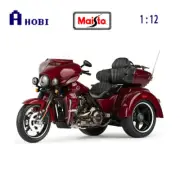 Maisto 1:12 Scale Harley Davidson 2021 CVO Trike Model Motorcycle Burgundy