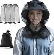Mosquito Net for Head - Mosquito Head Net - Bug Net for Head Suitable for Outdoor Camping with 1 Large Storage Bag