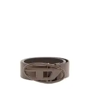 B-1dr logo-buckle belt 100,90,95,85 brown