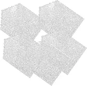 Veemoon 5pcs Rhinestone Patches: Iron-on Clothes DIY Applique Decals for Jeans Heat Transfer Embellishments for Jackets Fashion Accessories