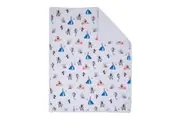 Disney Princess Sherpa Fleece Blanket (White) (152cm x 127cm)