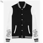 New Letterman Black Dragon Tokyo Revengers Black and White Varsity Jacket