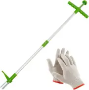 39Inch Weed Puller Long Handle Weeder Hand Tool Standup Weed Root Pulling Tool a