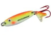 Northland Tackle Macho Minnow Spoon 4 - Super Glow Chub - Ice Lure 1/4 oz