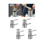 Deep Frying Pot Frying Basket Kitchenware with Basket Milk Pot Pan Deep Fryer