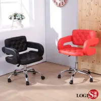 在飛比找momo購物網優惠-【LOGIS】卡妮諾化妝椅 事務椅 書桌椅(腦椅 美容椅 美