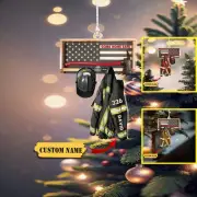 Firefighter Come Home Safe Personalized Flat Christmas Ornament 2d Gift For
