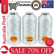 New brothread Set of 3 White Colors Polyester Machine Embroidery Thread Huge Spo