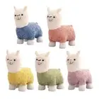Kids Stool Kids Adult Pouffe Footstool Alpaca Plush Doll Cartoon Animal