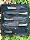 HAM Custom Handmade Forged Carbon Steel Chef Knife Set chef Knife vintage