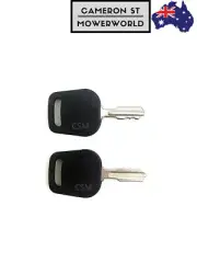 2X UNIVERSAL RIDE ON MOWER KEY FIT SELECTED HUSQVARNA JOHN DEERE MTD MURRAY