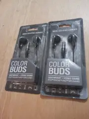 Sentry Noise Isolating Lightweight, Stereo Sound, Color Buds H0220 Free Shipping
