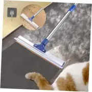 Innovative Carpet Rake for Pet Hair Removal,Carpet Lint Remover Scraper Blue