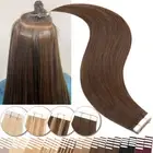 Injected Tape in Hair Extensions 100% Remy Human Hair Invisible Skin Weft 20PCS