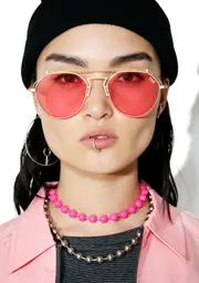 [YHF] Rose Stephanie Matte Sunglasses
