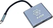 USB C Hub, Type C to HDMI Multiport Adapter, 3IN1 C Hub With USB C PD Charging, 4K HDMI & USB 3.0 Port (Gray)