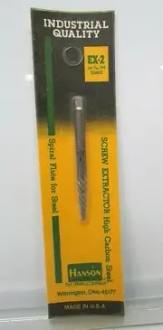Vintage Rare Hanson Industrial Quality Screw Extractor NOS New EX-2 53402
