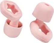 3 Pair Ear Plugs for Sleeping,Reusable Noise Canceling Earbuds for Sleep, Noise Reduction - Ultra Soft Silicone Hearing Protection Noise Canceling Earbuds,Earbuds are available in S,M,L Sizes 28dB (Pink)
