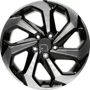 New 17x7.5 Black Machined Rim For 2016-2017 Honda Accord (for: Honda)