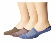 $25 Sperry Top-Sider Men's 3-Pair Pack Blue Red No-Show Liner Socks Shoe 6-12