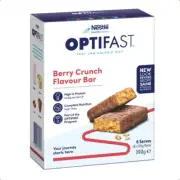 Optifast VLCD Berry Crunch Bar 65g x 6 Bars Low Calorie Diet