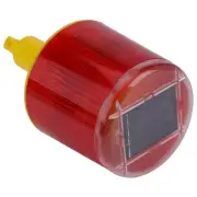 Solar LED Emergency Warning Flash Light Alarm Lamp Traffic Road Red Light .