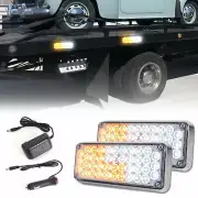 LED Strobe Light Bar Wireless Trailer Road Beacon Warn Rechargeable Flash Hazard
