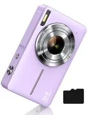 Digital Camera FHD 1080P Camkory Kids Camera 44MP Point and Shoot Digital Cam...