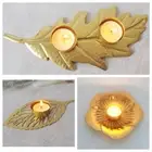Ornament Hollow Leaf Candlestick Home Decoration Candle Holder Turtle Leaves