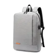 15.6 inch USB Chargering Backpack Large Capacity Outdoor Waterproof Business Laptop Bag GRAY COLOR