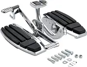 Motorcycle Driver Floorboard FootBoard Kit Pedal Compatible With Goldwing GL1800 F6B Models 2001-2017 Valkyrie 2014-2015(Floorboard chrome)