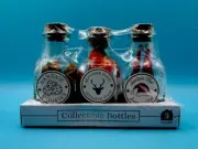 3 Count Target Bullseye Mini Collectible Bottles Christmas Decor, 2022 - New
