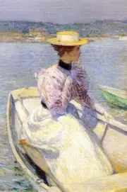 White Dory Frederick Childe Hassam Poster Print