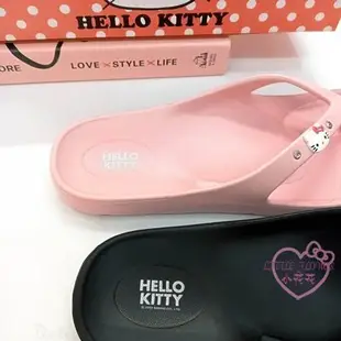 ♥小公主日本精品♥ Hello Kitty 水鑽飾釦夏日夾腳拖3色白粉黑922001