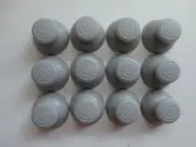 LOT (12) GAMECUBE controller analog joystick cap gray replacement