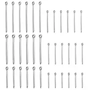100PCS Cotter Pins - 6 Sizes Steel Cotter Pin Assortment Kit Cotter Pins Asso...