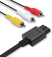 MXRS 2.5M Composite AV Cable Cord Compatible with Nintendo 64 N64, Super Nintendo SNES, Gamecube GC