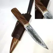 Yakut knife, Handmade Yakutian knife Hand forged Carbon steel Convex edge