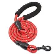 Strong Dog Leash Pet Leashes Reflective Leash For Small Medium Large Dog-Red